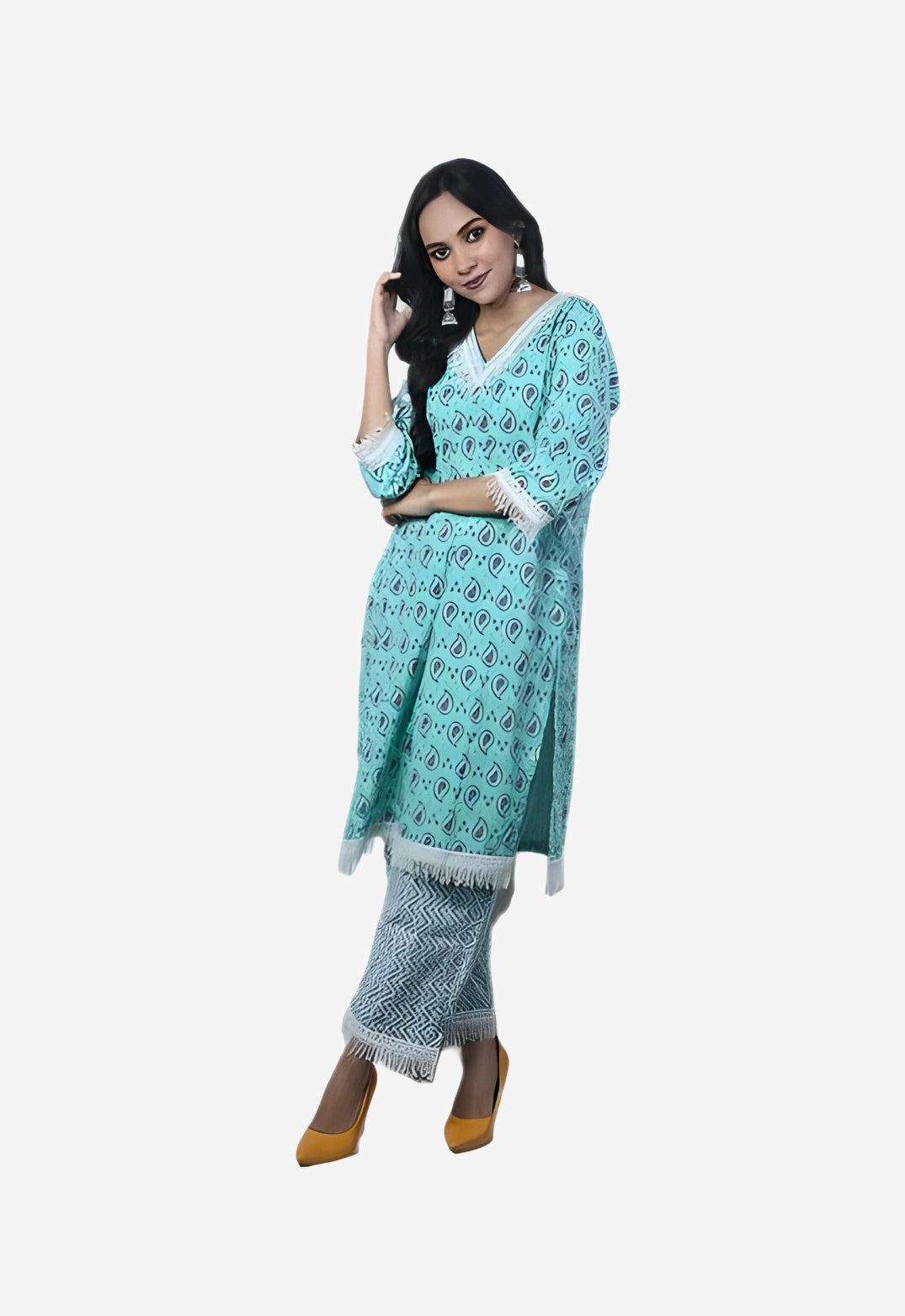 COTTAN KURTA PANT SET