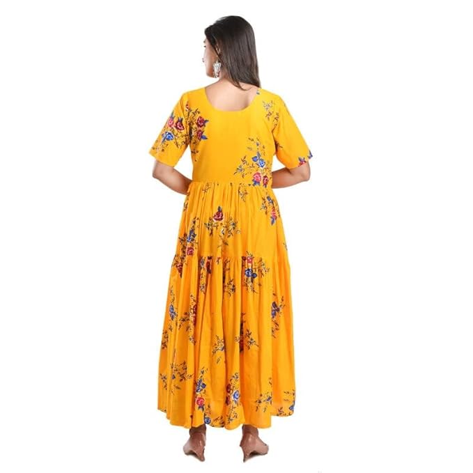 MINAAKSHIGANGAA Anarkali Flare Panelled Gown Dress