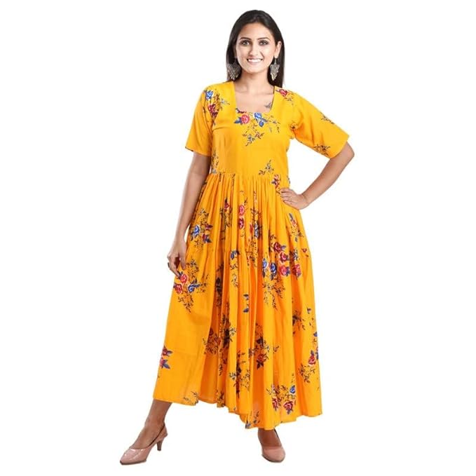 MINAAKSHIGANGAA Anarkali Flare Panelled Gown Dress
