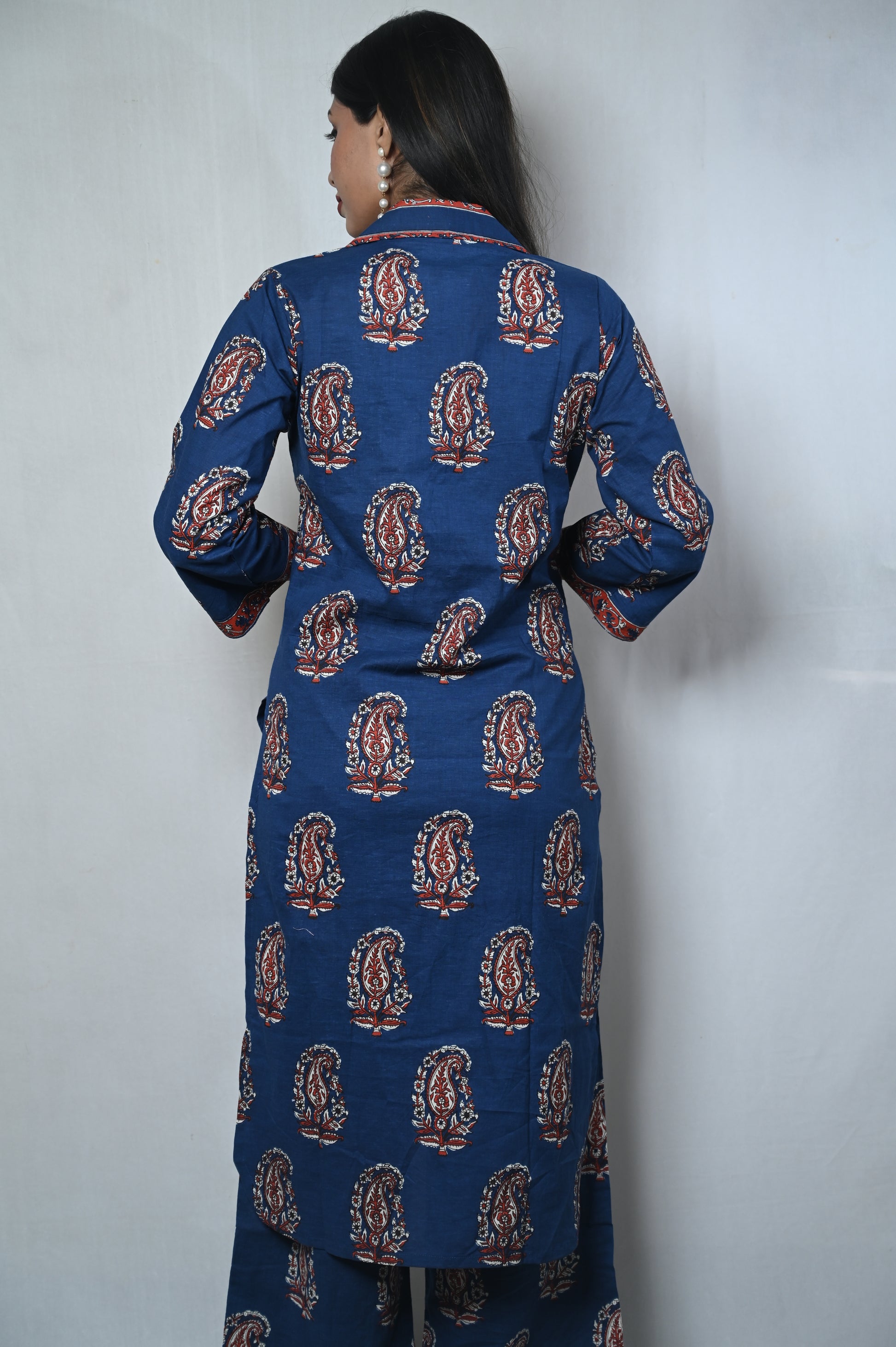 Summer Cotton Kurta Set Block Print Cotton
