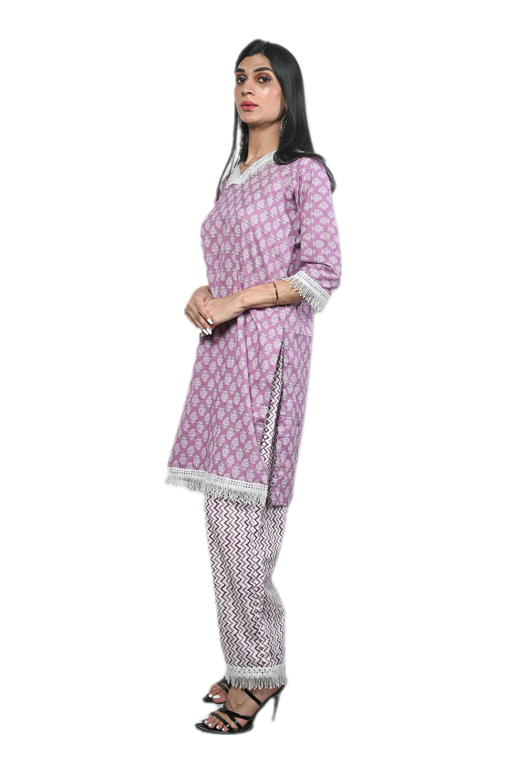 COTTAN KURTA PANT SET