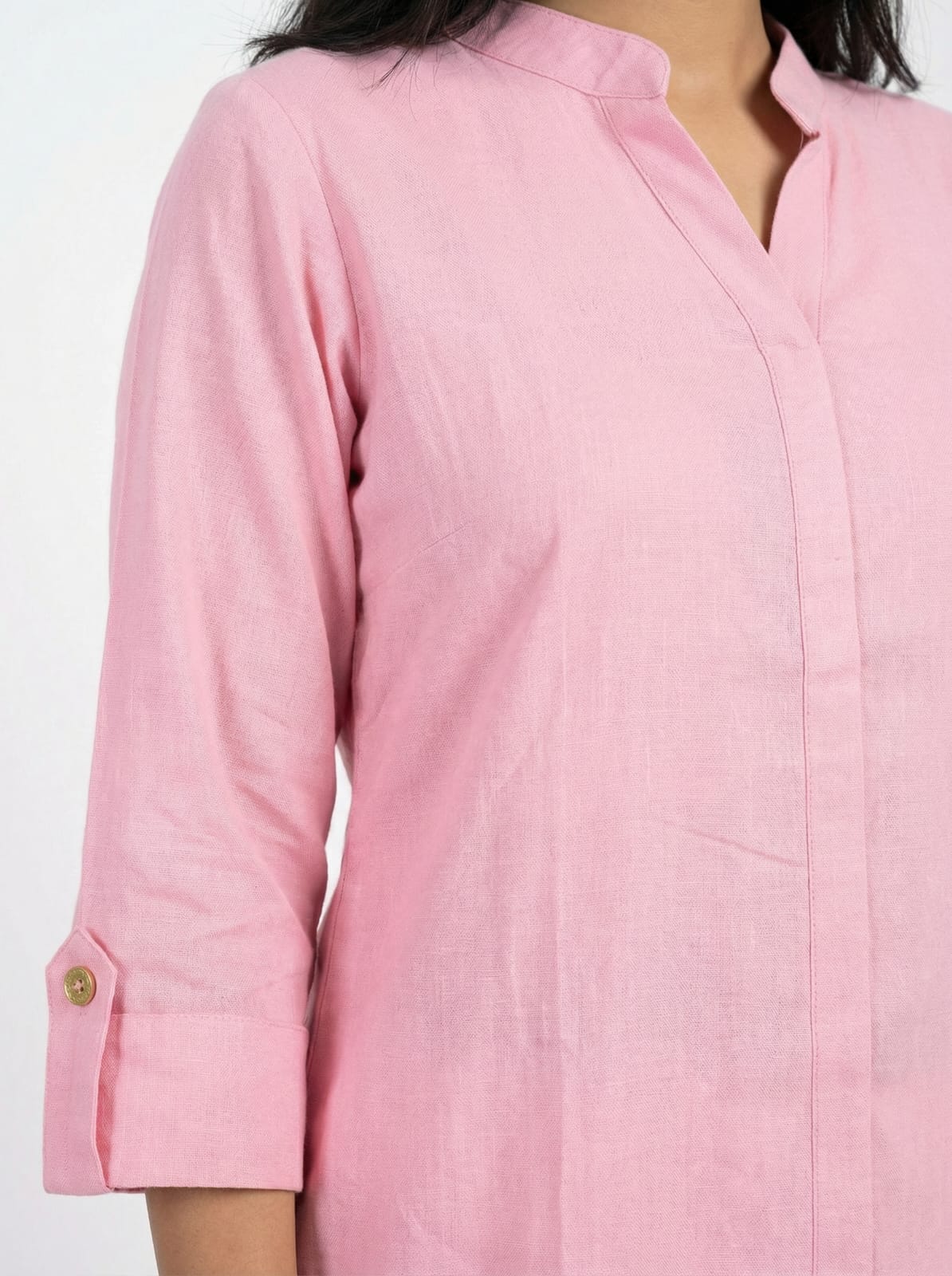 Solid Cotswool Kurta Set – Minimal Classic Co-ord