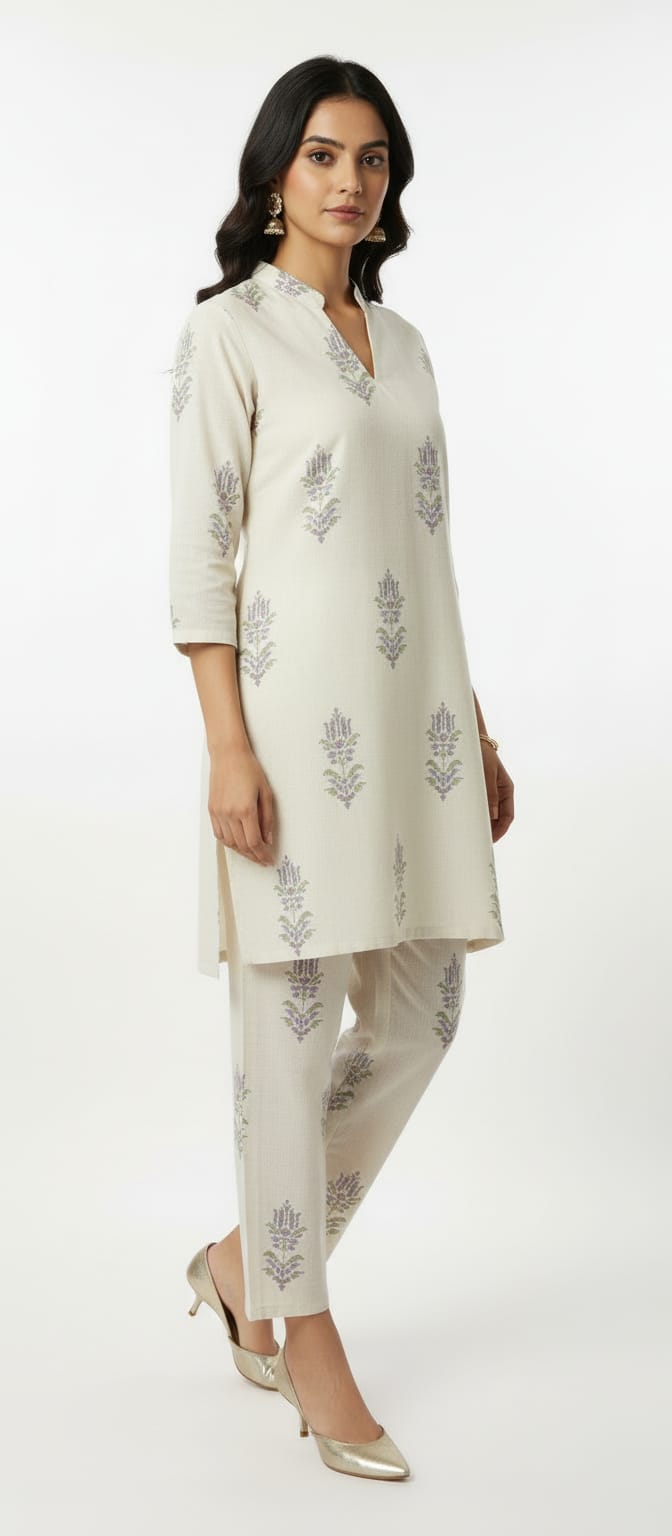 Evara Ivory Grace Co-ord Set