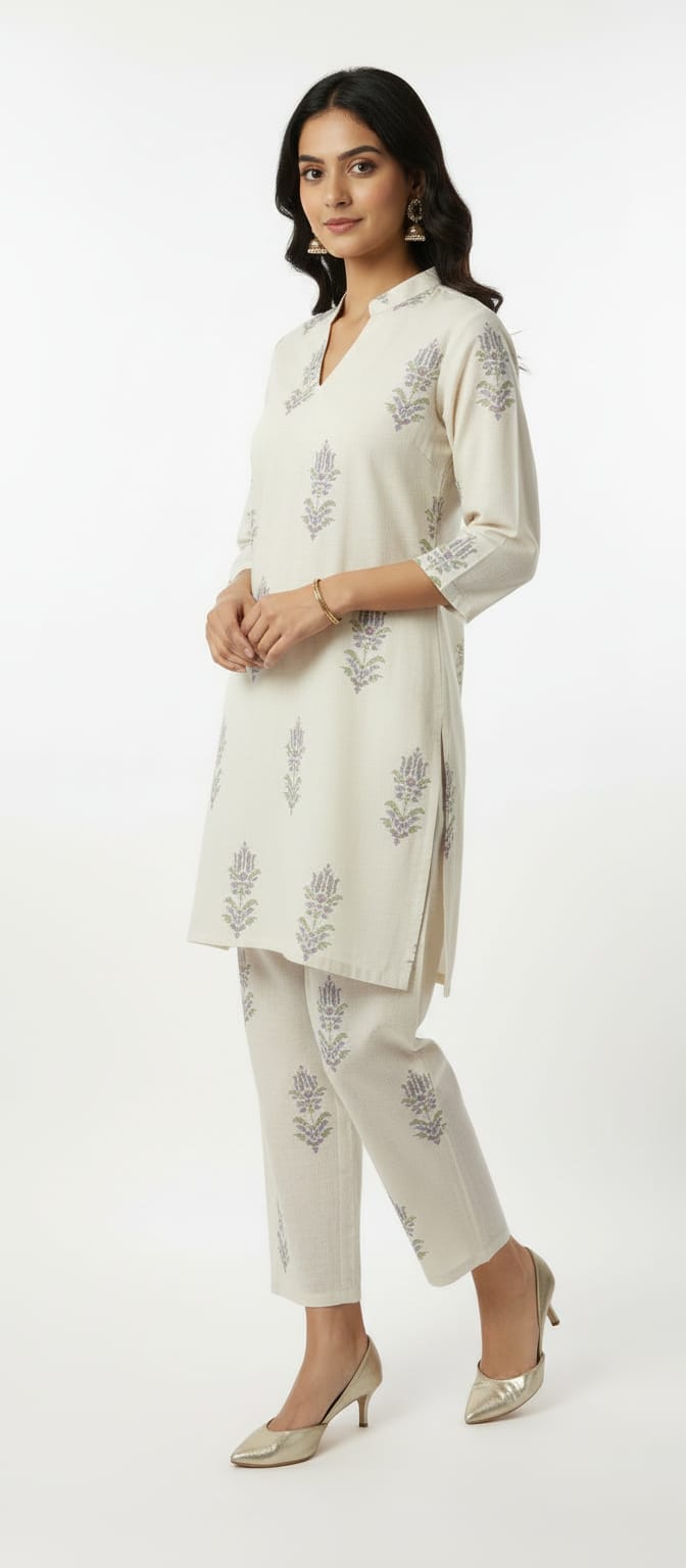 Evara Ivory Grace Co-ord Set