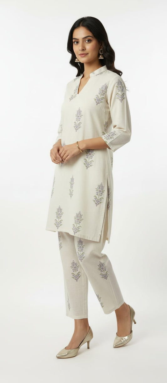 Evara Ivory Grace Co-ord Set