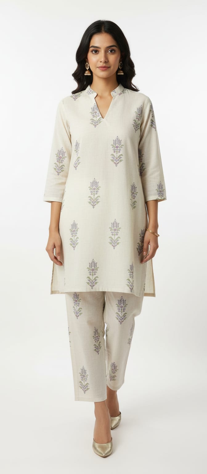 Evara Ivory Grace Co-ord Set